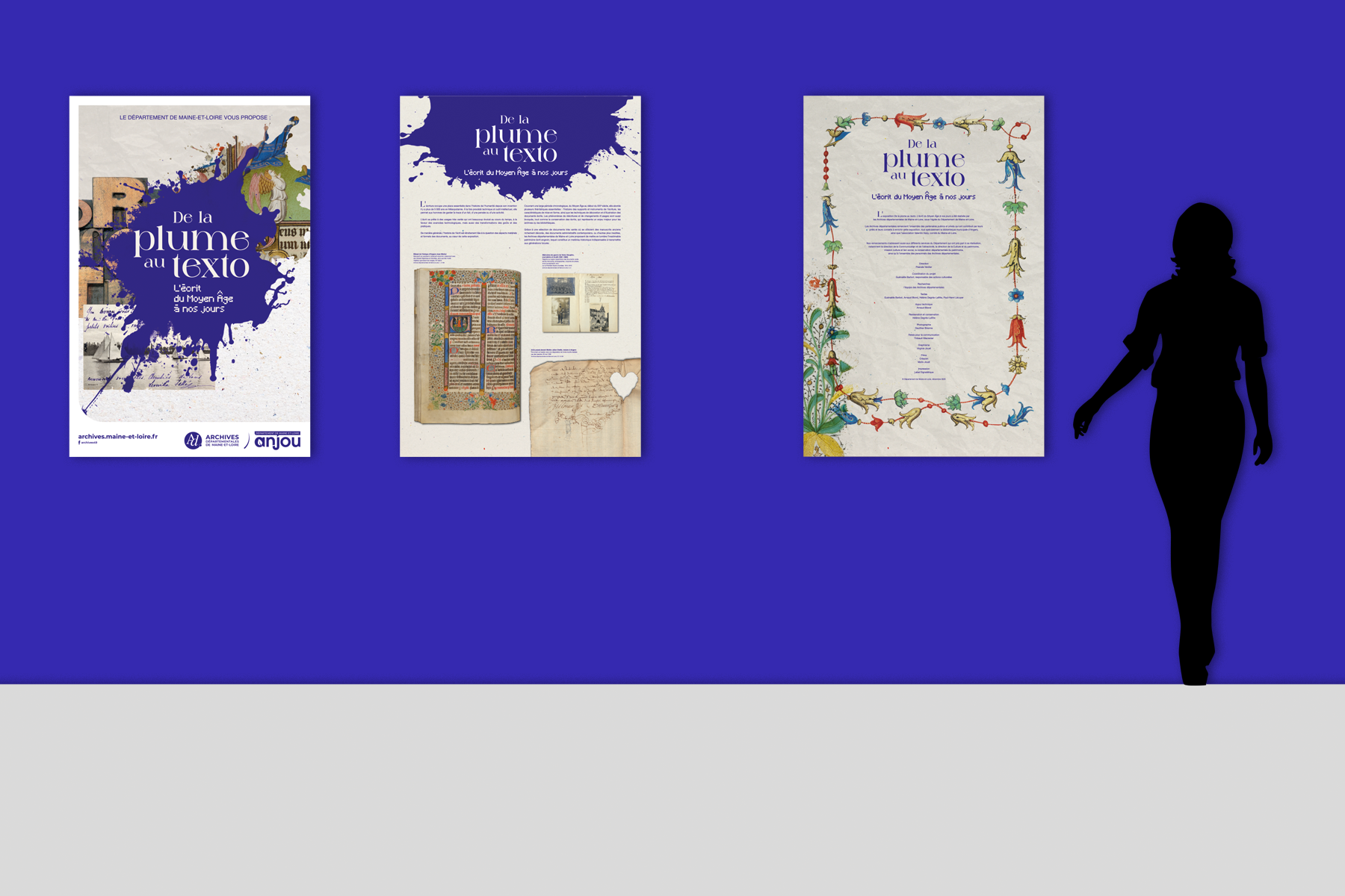 Exposition De la plume au texto – L&rsquo;écrit du Moyen Âge à nos jours